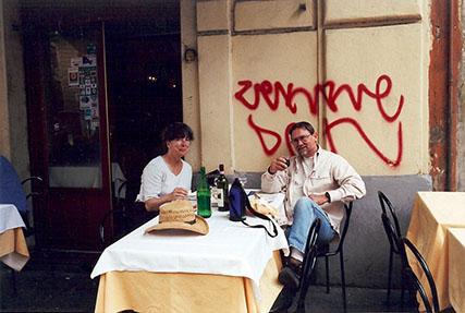 Restaurant in Rome – the food was great, and we loved the ambiance 
